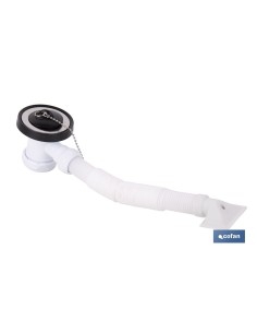 Valvola per lavello con trabocchetto 2 x 70 mm 2