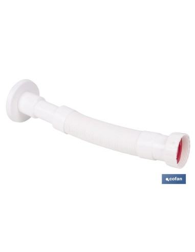 White PP Flexible Pipe for Drainage 32 mm