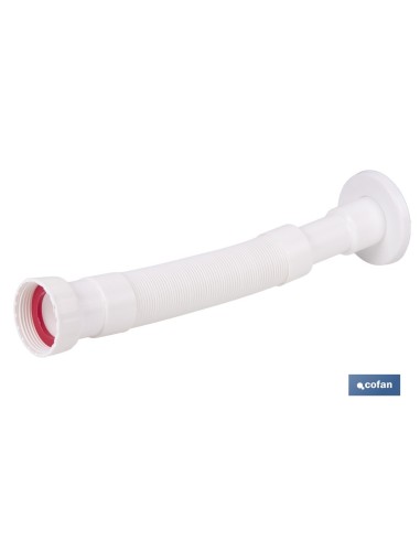 White PP Flexible Pipe for Drainage 32 mm