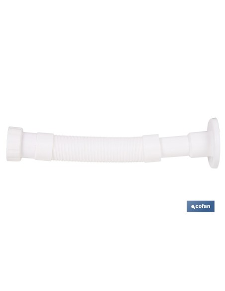 White PP Flexible Pipe for Drainage 32 mm