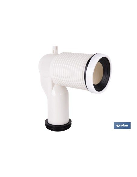 Collier de raccord acouplé recoupable pour WC avec joint en caoutchouc Ø110 mm