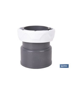 Threaded-Smooth PVC Adapter 40 mm