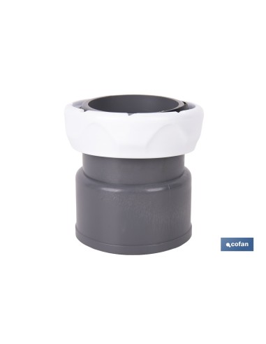 Threaded-Smooth PVC Adapter 40 mm