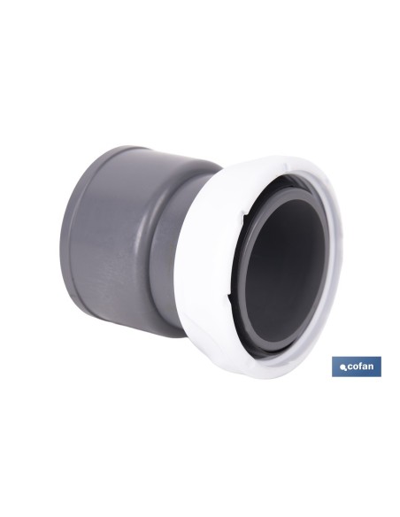 Threaded-Smooth PVC Adapter 40 mm