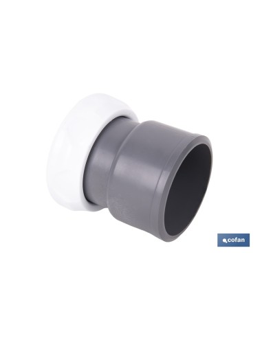 Threaded-Smooth PVC Adapter 40 mm