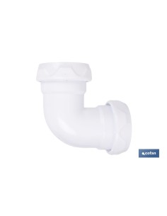 Codo doble entrada roscado Ø32-40 mm polipropileno 2