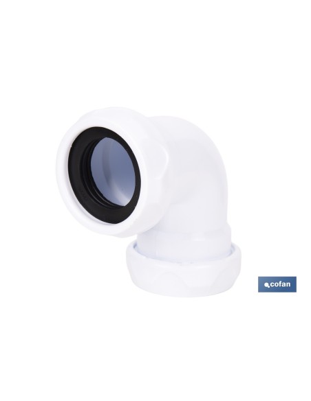 Double Threaded Socket Elbow Ø32-40 mm Polypropylene