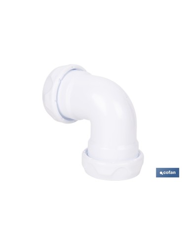 Double Threaded Socket Elbow Ø32-40 mm Polypropylene