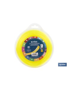 Square Nylon Line for Weed Wacker 67 m x 2.4 mm