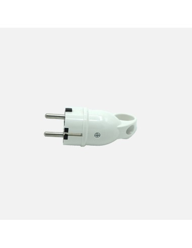 Plug Eco Mod6 retractable with pull ring 16A 230V white