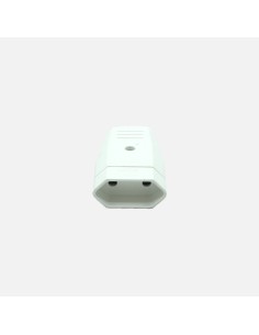 Aerial socket base Eco Mod3 retractable 10A 230V white 2