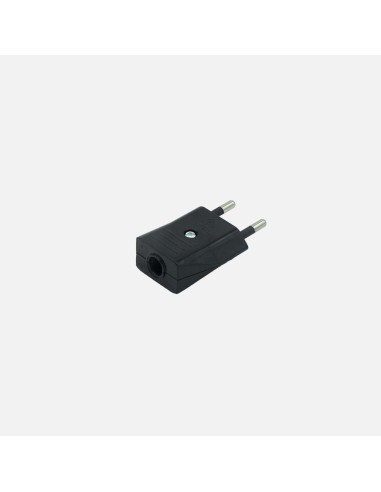 Spina Eco blister Mod5 10A 230V nero