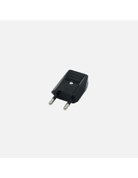 Spina Eco blister Mod5 10A 230V nero