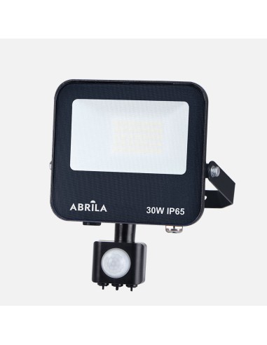 Projetor LED Boiro com sensor 30W 6500K preto IP65