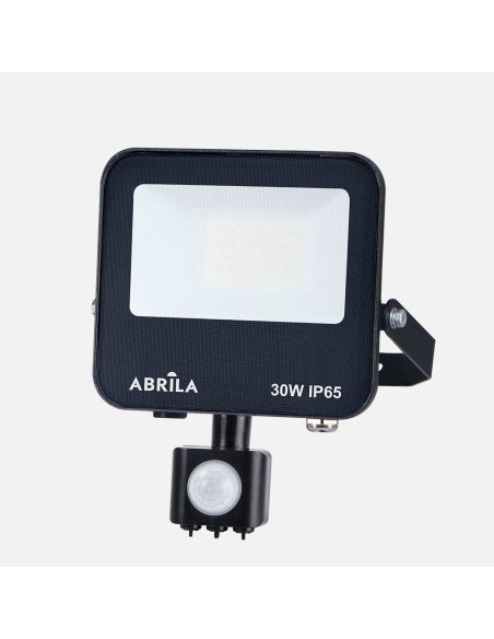 Projetor LED Boiro com sensor 30W 6500K preto IP65