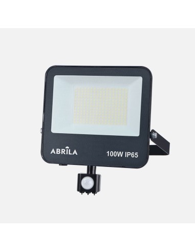 Projetor LED Boiro com sensor 100W 6500K preto IP65