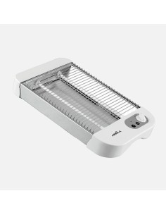 Cueto Horizontal Toaster White 600W 2 Quartz Tubes