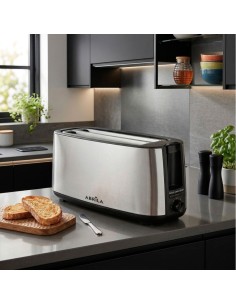MUGA Bread Toaster 1400W Black/Silver 2 Slots 2