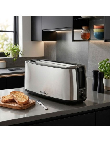 MUGA Bread Toaster 1400W Black/Silver 2 Slots