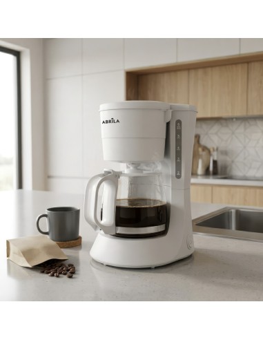 Xena Drip Coffee Maker 6 Cups White 600W Permanent Filter