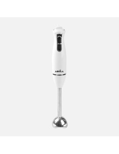 Mixeur main inox 450W 2 vitesses blanc