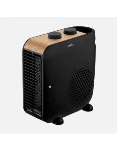 Ventilo-chauffeur électrique TRAIL 2000W Noir/Chêne 2Pot 3Fun Thermostat Réglable