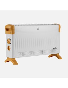 Kevin Electric Convector 2000W White/Tan with Thermostat and Turbo Function