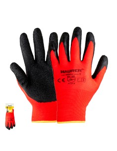 Luvas de látex com reforço em náilon tamanho 9 polegadas