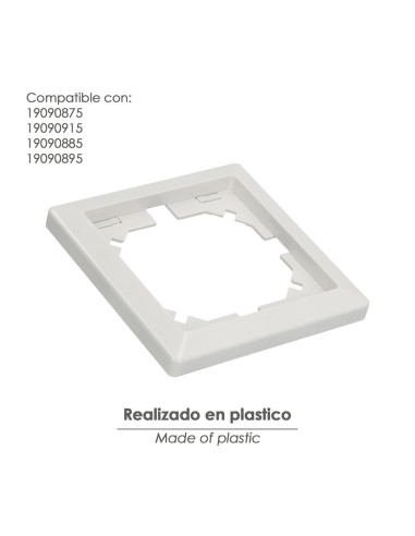Moldura decorativa de 1 elemento para instalação em parede