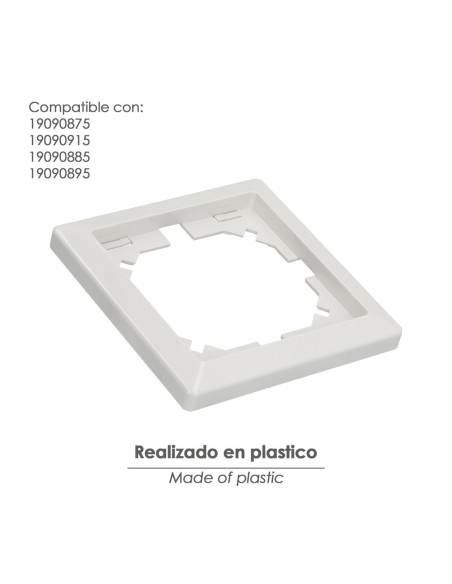 Moldura decorativa de 1 elemento para instalação em parede