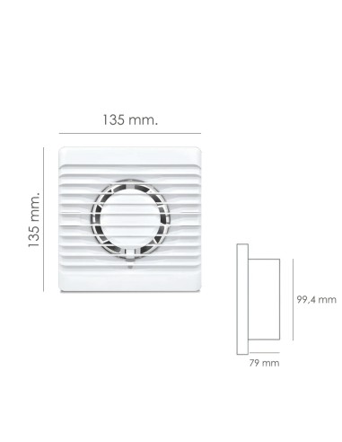 100 mm Diameter Air Extractor 11 Watts