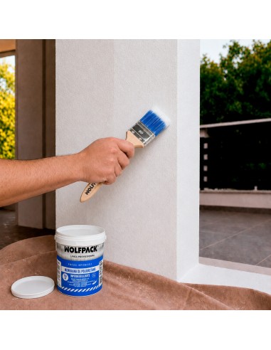 Pittura impermeabilizzante trasparente 750 ml per interni e esterni