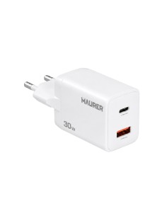 Chargeur rapide 30 W avec double port USB-A et USB-C