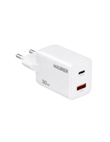 Caricatore rapido 30 W con doppio porta USB-A e USB-C