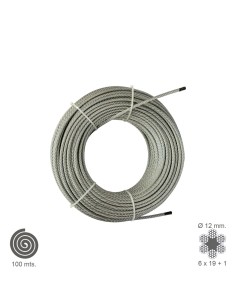 Galvanized Cable 12 mm Spool 100 Meters
