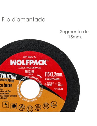 Diamond Disc Evolution High-Speed and Precise Cutting Ø 115 mm