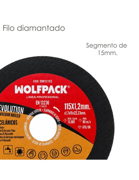 Diamond Disc Evolution High-Speed and Precise Cutting Ø 115 mm