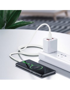 Cabo USB A-Lightning 3Ah 150cm Branco 2