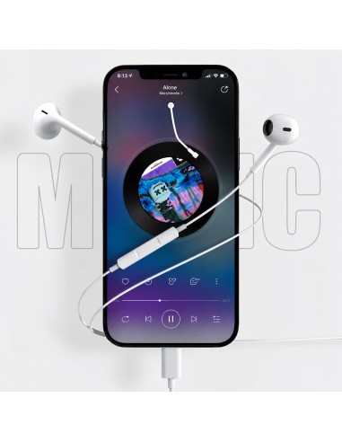 Cuffie in-ear usb c 120 cm con microfono