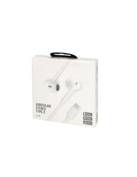Cuffie in-ear usb c 120 cm con microfono