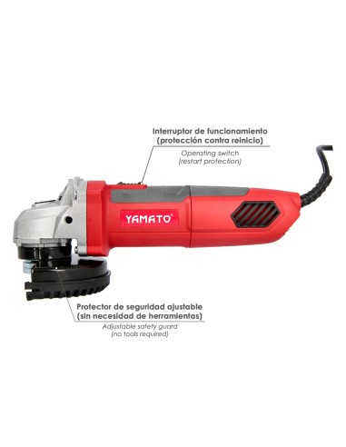 750 W Angle Grinder with 115 mm Disc