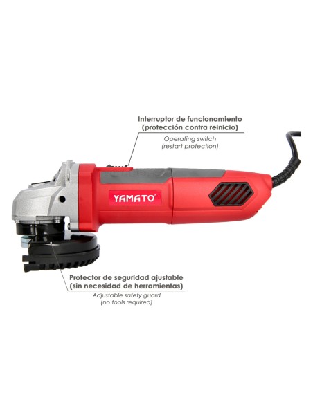 750 W Angle Grinder with 115 mm Disc