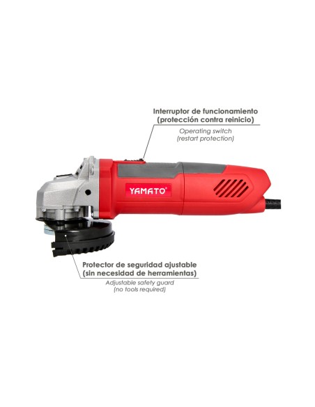 1200 W Angle Grinder with 115 mm Disc and Variable Speed