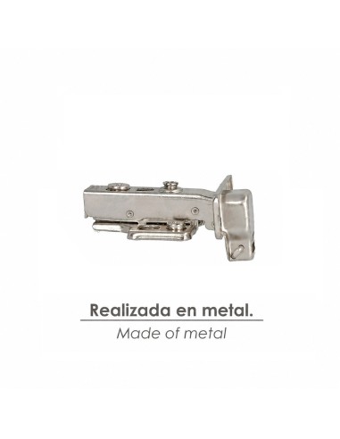Straight Flush Hinge with Damping 35 mm Soft Close