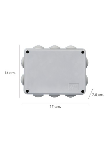Stainproof Surface Box with Screws 150x110x70 mm