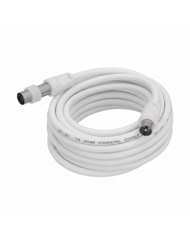 Cable de video HDMI 3 metros conector 9,5 mm blanco