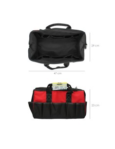 Bolsa herramientas nylon multiusos 29x47x23 cm 2