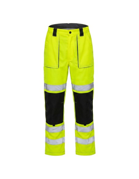High visibility pant size S with reflective stripe