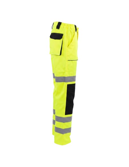 High visibility pant size S with reflective stripe