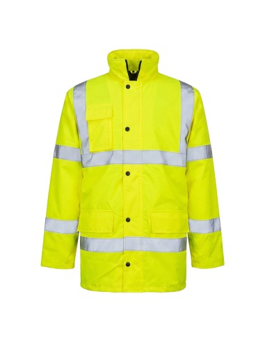 High Visibility Waterproof Parka Size M 100% Water